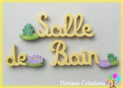 Salle de Bain avec grenouilles