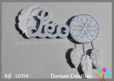 Prénom lettres en bois Léo