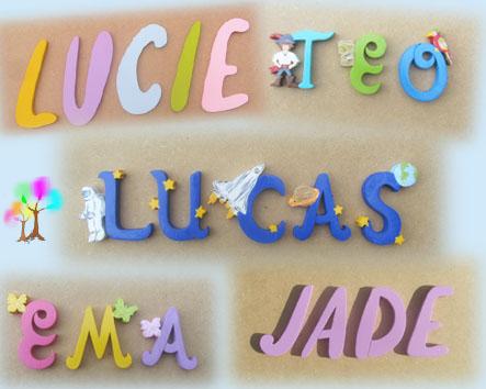 Prenombois boutique lettres murales